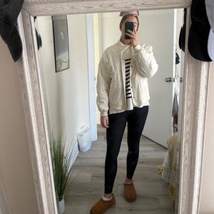 White quilted jacket